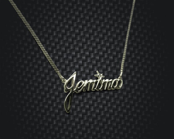 Name Necklace Sex And The City Pendant