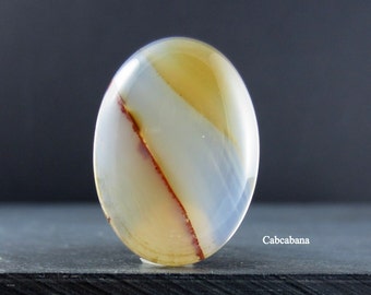 Gorgeous oval agate cabochon , Semiprecious stone, Jewelry making Supplies S5034
