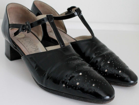 Couture Shoes Retro Hollywood Hipster Black Patent Leather Dress Shoes ...