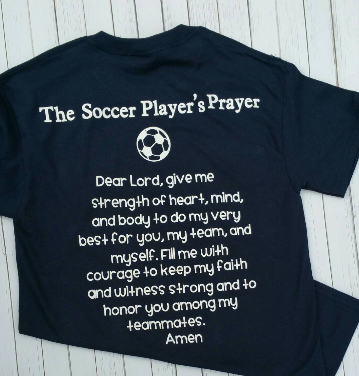 Soccer Player's Prayer Tshirt