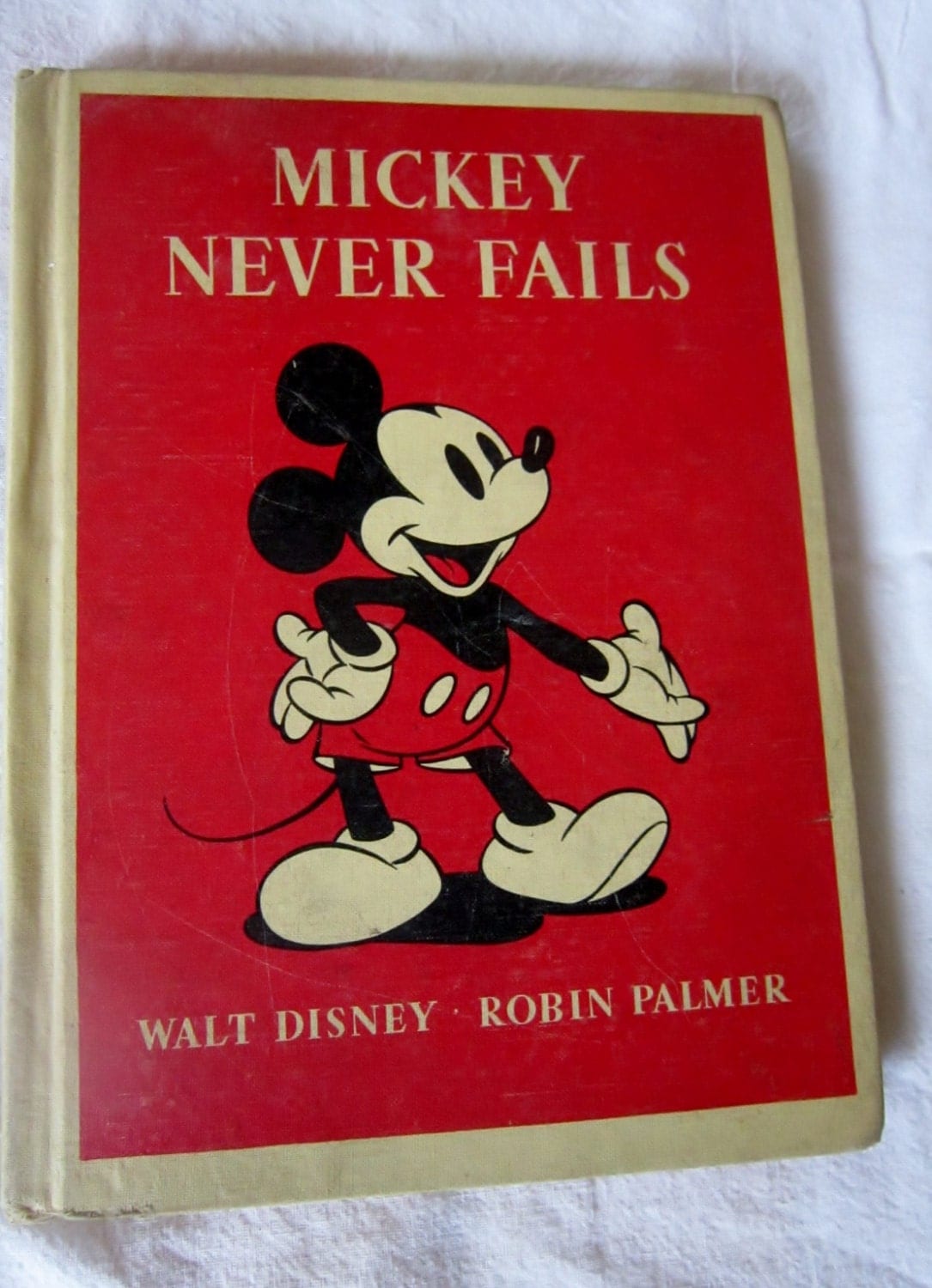 Vintage Mickey Mouse 1939 Hardcover Book Mickey Never Fails   Il Fullxfull.744810899 Nnqi 