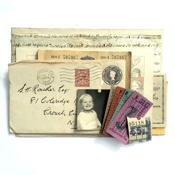 Antique and vintage Ephemera Collection. by