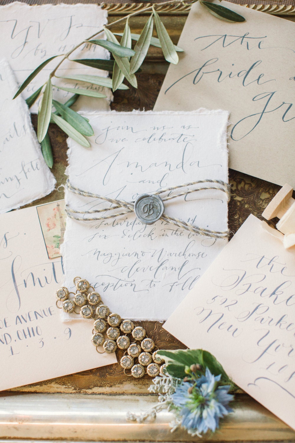 Margaret + Patrick's Understated Letterpress Wedding ...