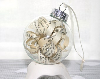 Gone with the Wind - Vintage Novel Ornament - Margaret Mitchell - Christmas Ornament - Holiday Decorations - Home Decor - Book Lovers Gift