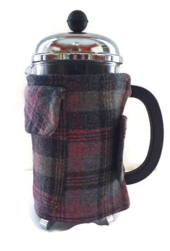 French Press Cover / Cozy by OlivedogDesigns on Etsy