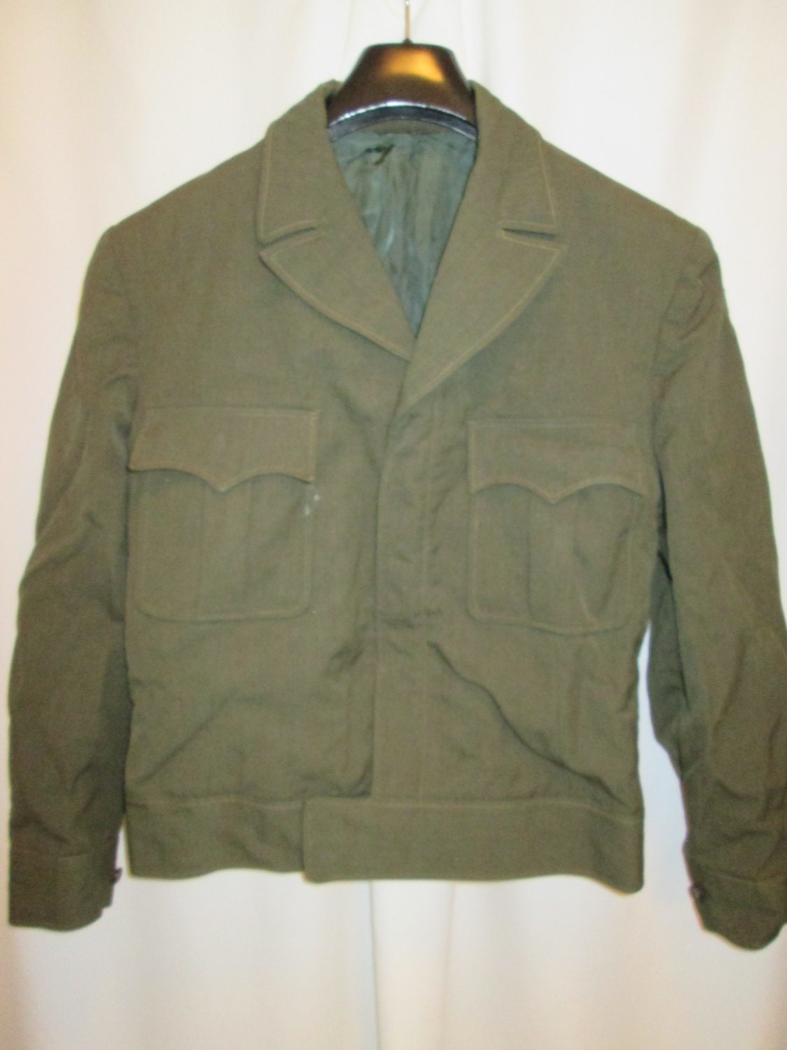 vintage circa 60s Filson style Forest Service waist jacket in