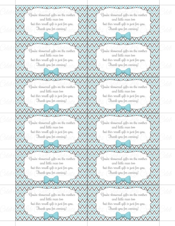 Thank You Baby Shower Printable Tag Labels Printable Baby