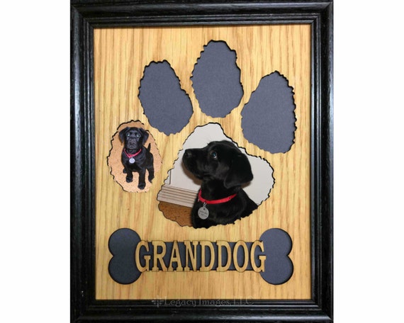 8x10 Personalized Memorial Dog Picture Frame Paw by legacyimages