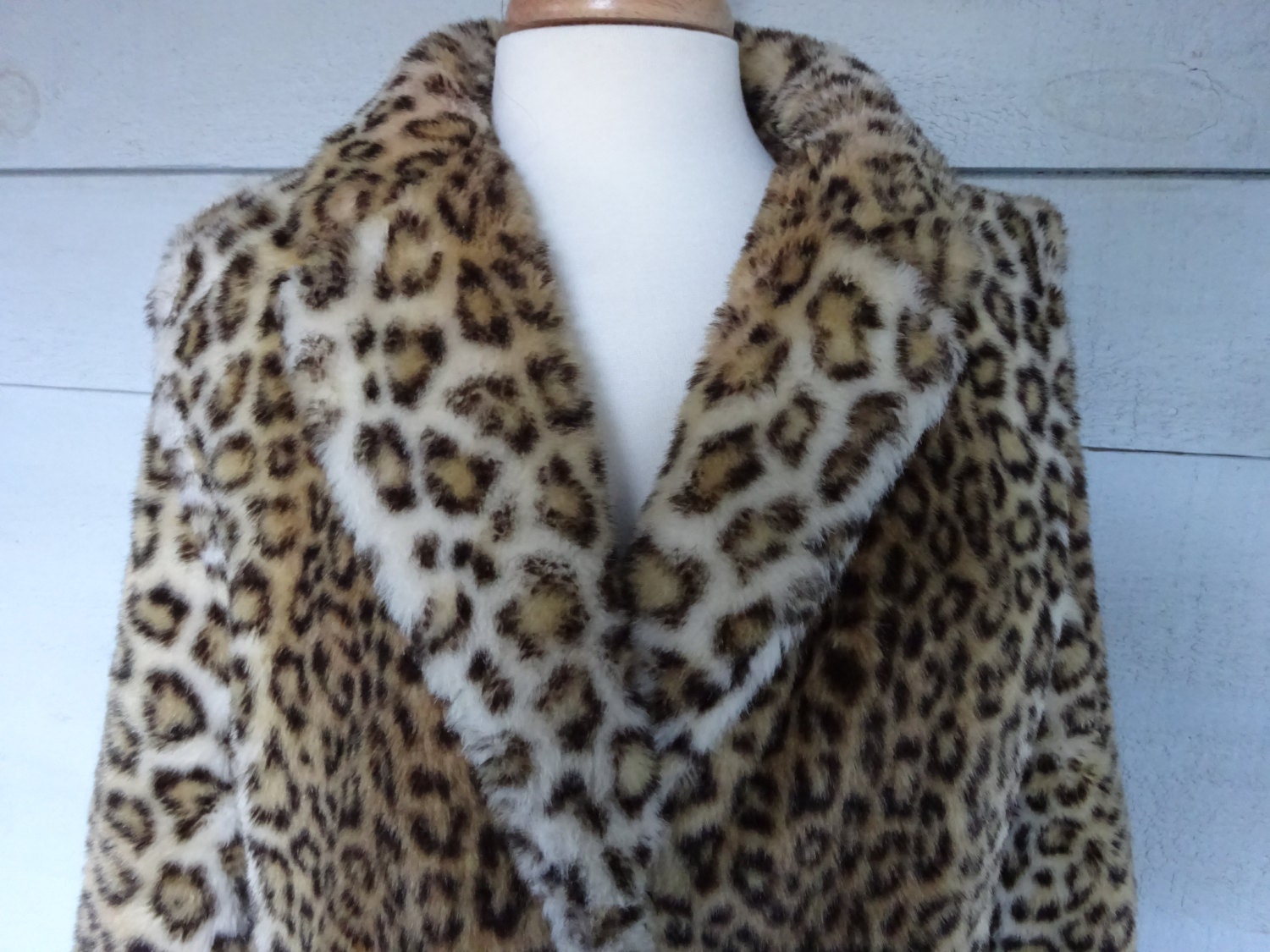 Vintage Faux Leopard Print 50s Jacket by by TheWordEmporium