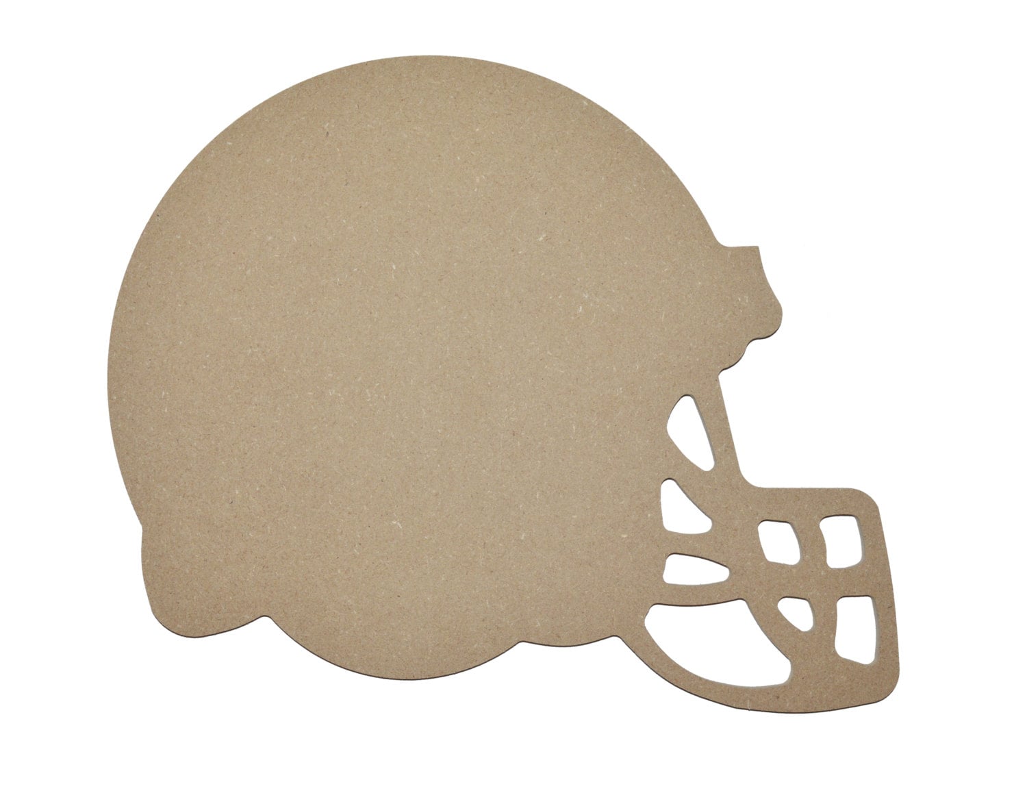 Football Helmet Cut Out Unfinished Wood MDF Part MFBH12 9 x