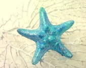 Glitter Ice aqua starfish hair clip, sea star clip, starfish clip, mermaid hair clip, mermaid starfish, star fish, beach wedding Glitter Ice aqua starfish hair clip, sea star clip, starfish clip, mermaid hair clip, mermaid starfish, star fish, beach wedding