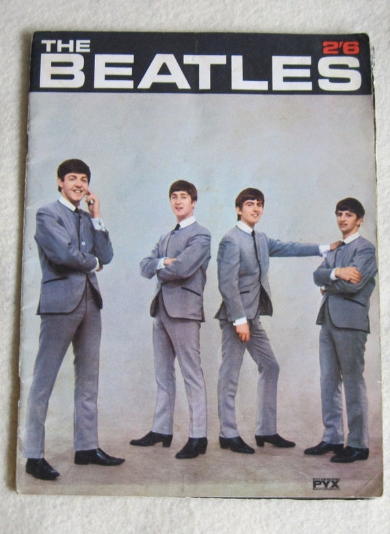 Vintage The Beatles Magazine 2'6 PYX Publication 1963