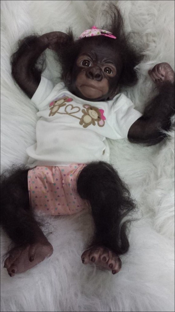 reborn gorilla doll