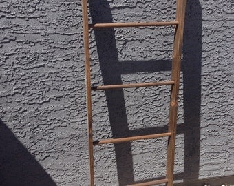 Blanket Ladder (dark walnut) - Home Decor - organization