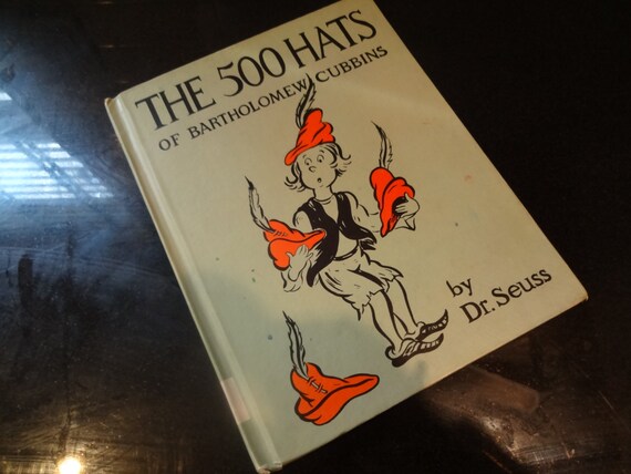 Vintage Dr. Seuss Book The 500 Hats of Bartholomew Cubbins