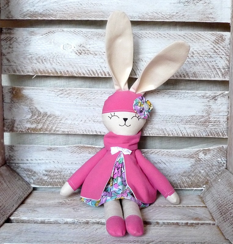 handmade stuffed bunny