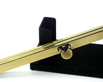 19cm Antique Gold Screw In Clutch Wallet Frame, 7.25" Purse Frame, Purse Making Hardware Supplies @ MeiMei Supplies in USA
