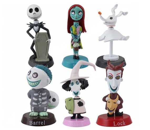 Nightmare Before Christmas CAKE TOPPER Jack Skellington Sally