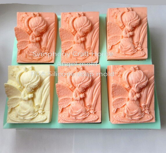 Silicone mold Angel silicone mold Tart wax mold Candle