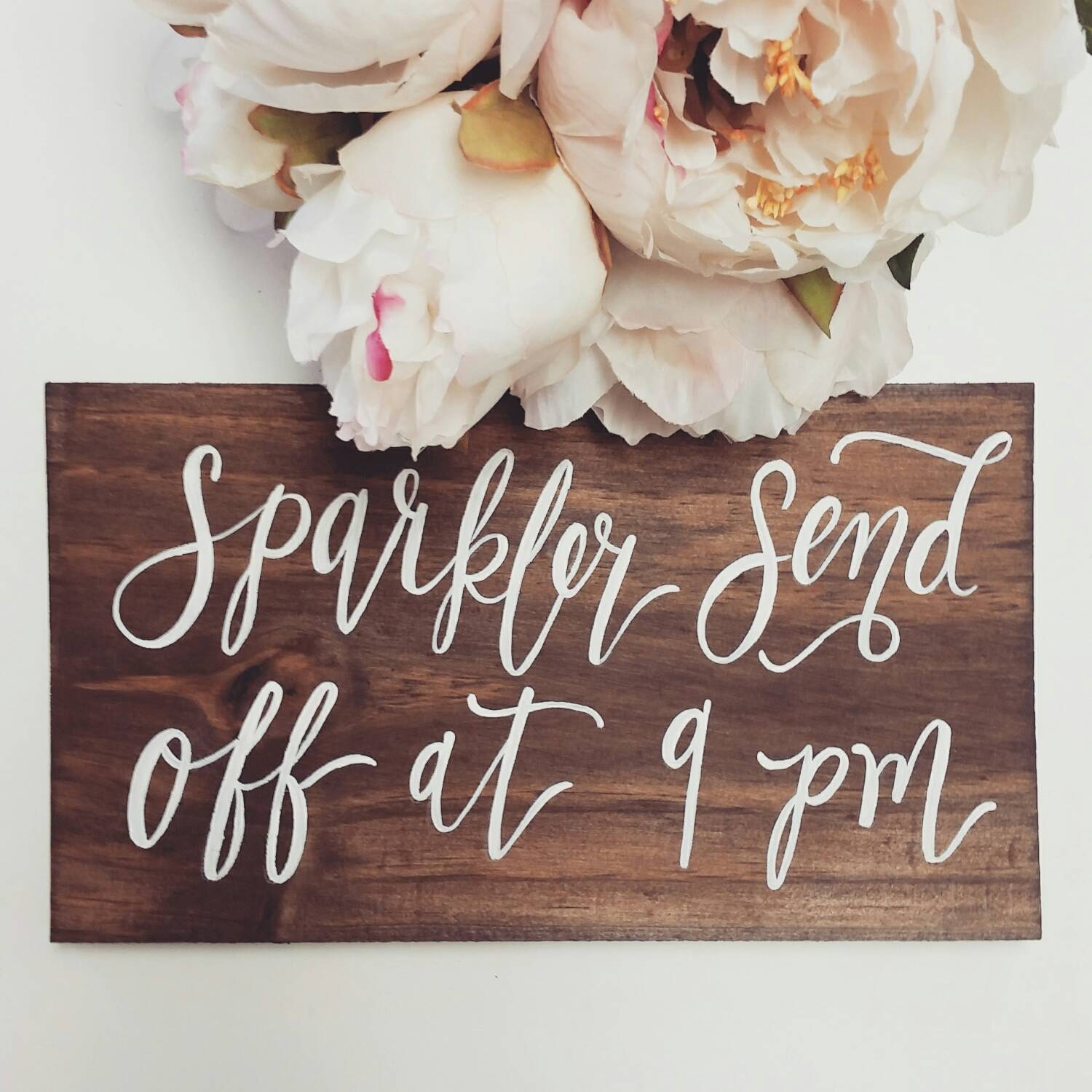 Wedding Sparkler Send Off Sign Rustic Wedding Signs Farewell