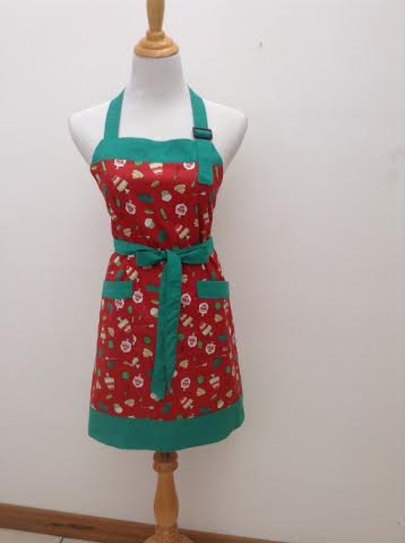 Full apron chef apron kitchen apron hostess by CookiCostaRica