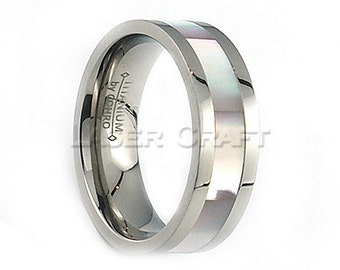 tribal titanium wedding rings