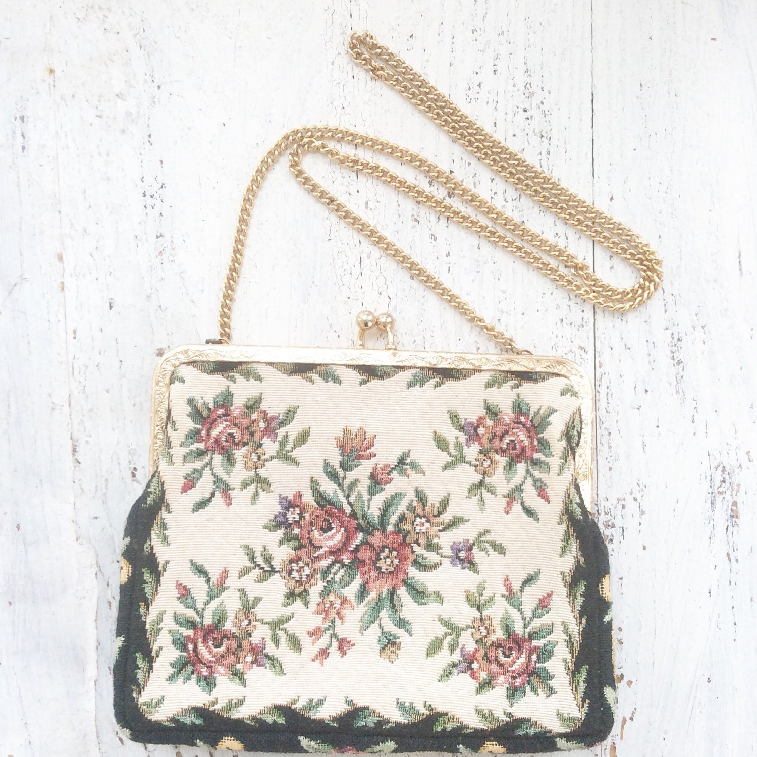 Vintage Embroidered Bag Vintage Purse Vintage Bag Vintage