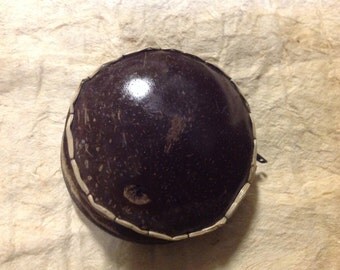 Polynesian Style..Coconut Shell Coin Purse