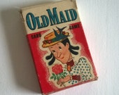 1950's Old Maid Playing Card Game --- Vintage Childhood Nostalgia --- Nostalgic Toy --- Family Game Night --- Upcycle Recycle Americana 1950's Old Maid Playing Card Game --- Vintage Childhood Nostalgia --- Nostalgic Toy --- Family Game Night --- Upcycle Recycle Americana