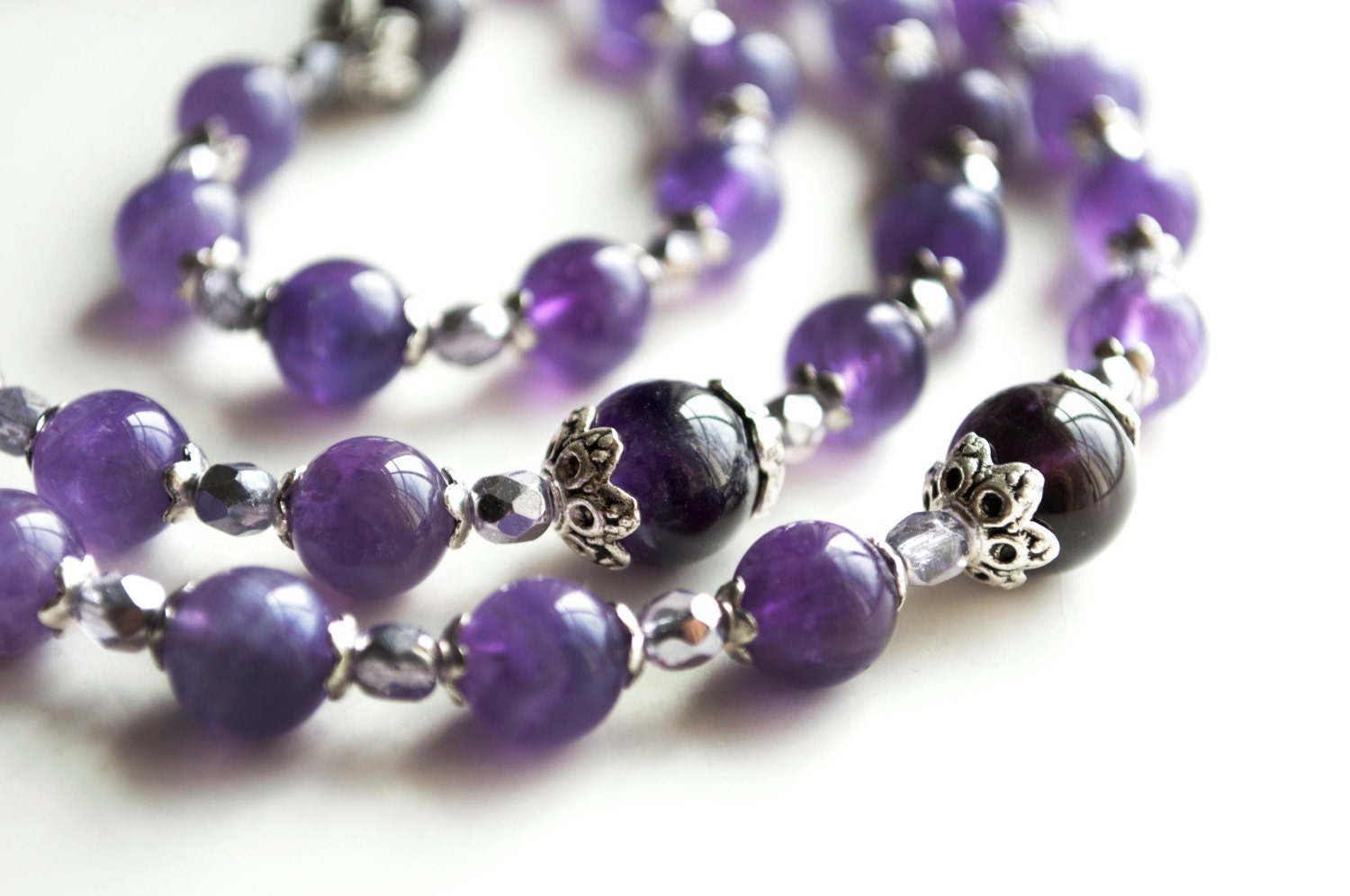 Genuine Amethyst Catholic Rosary Confirmation Rosaries First