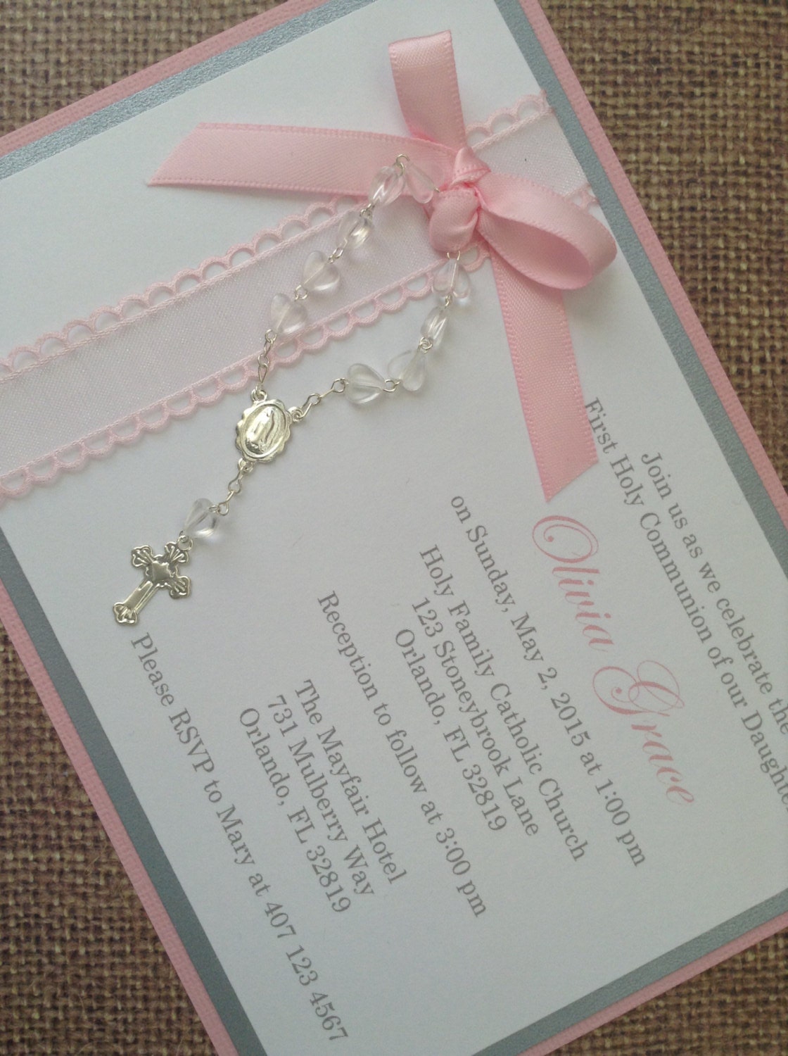 Collection Of Invitaciones Para Primera Comunion Hechas A Mano