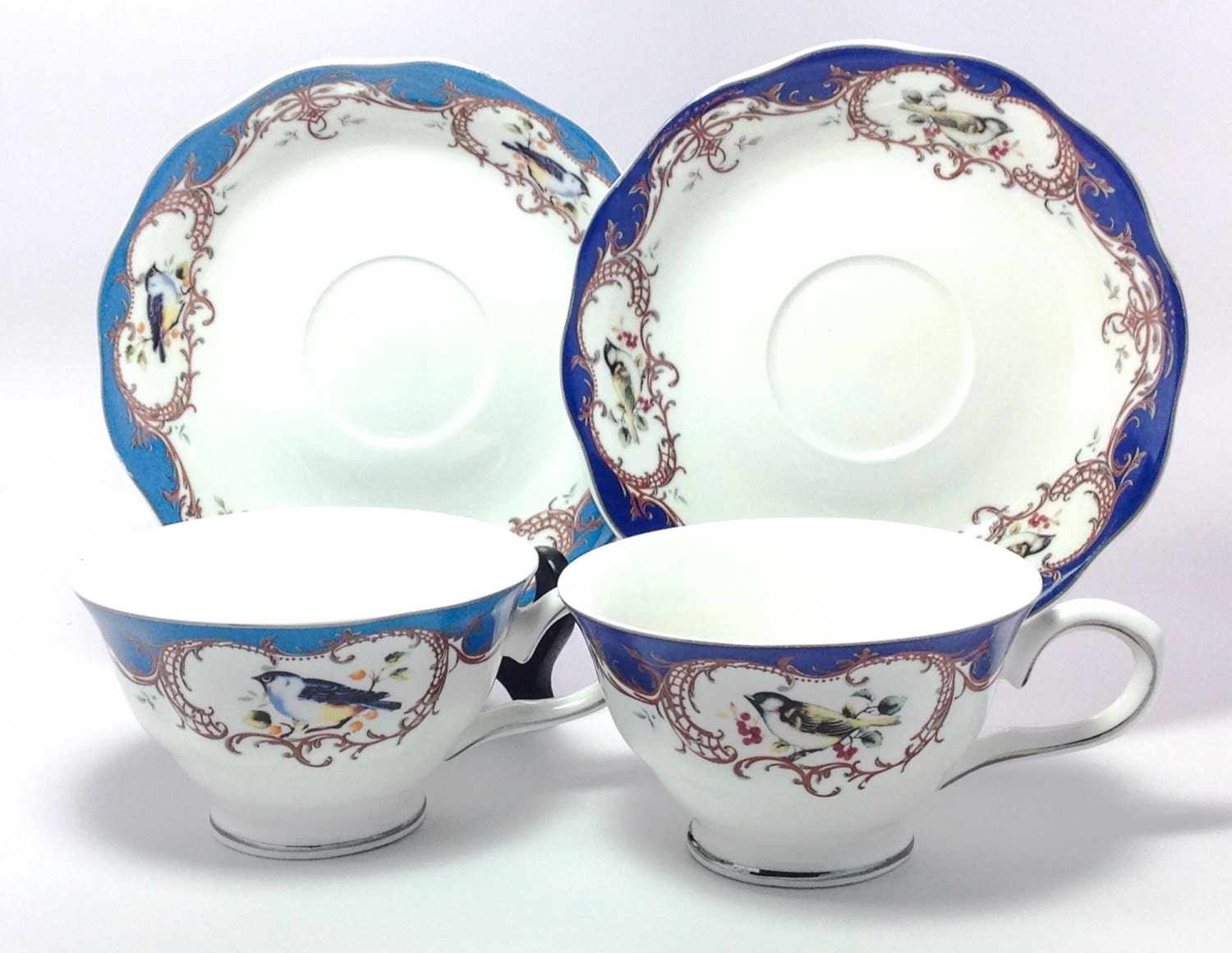 Lovely Graces Teaware Tea Cup and Saucer Set by JoyJoeTreasures