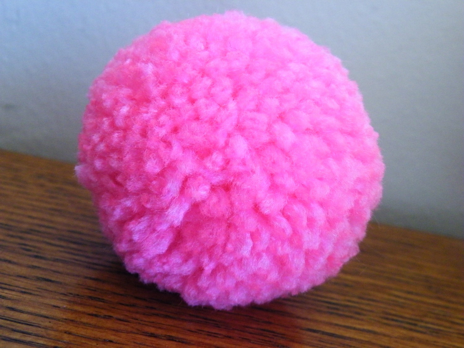 2 Inch Yarn Pom Pom Ball Handmade Hot Pink With Or Without 4544