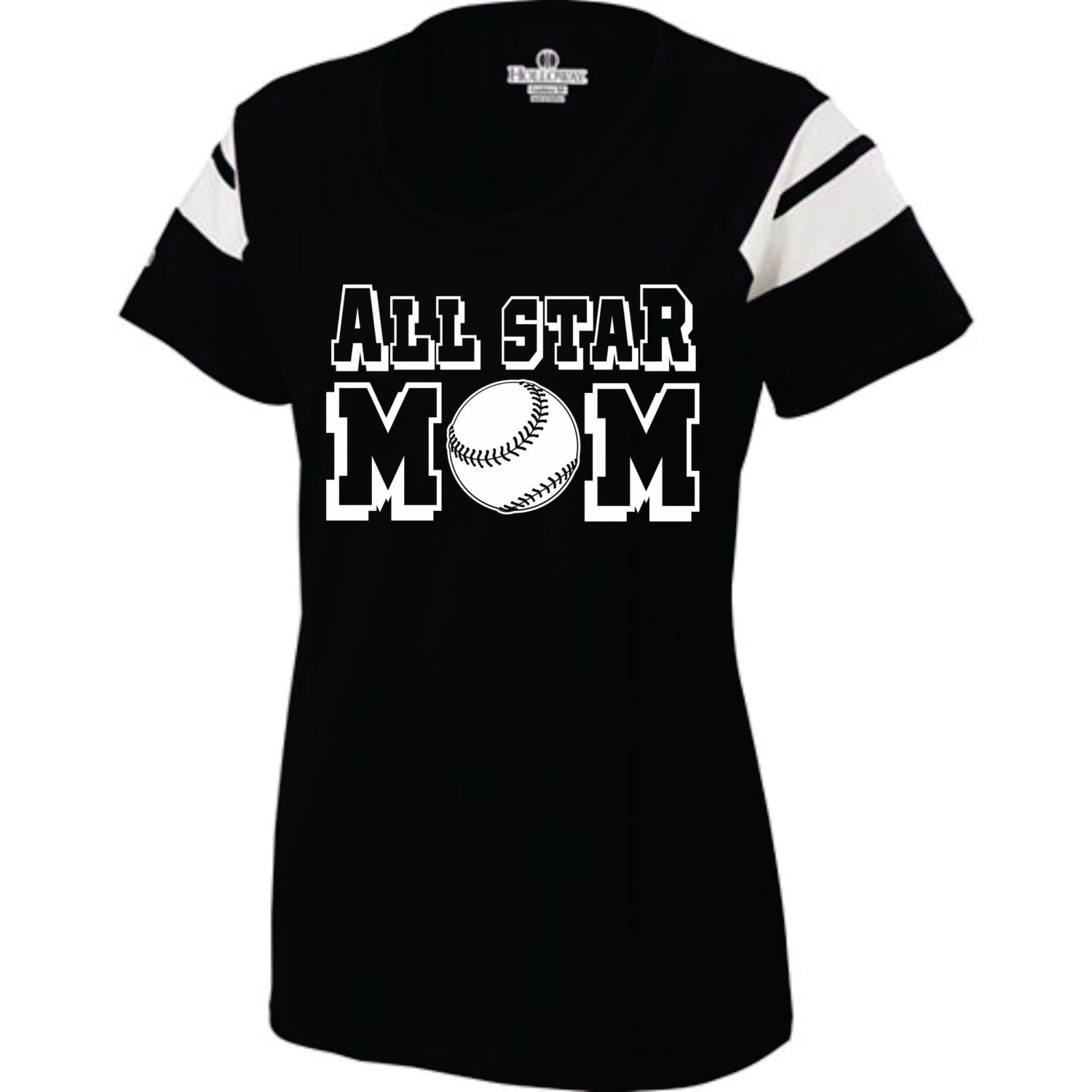 Short Sleeve All Star Baseball Mom T-Shirt