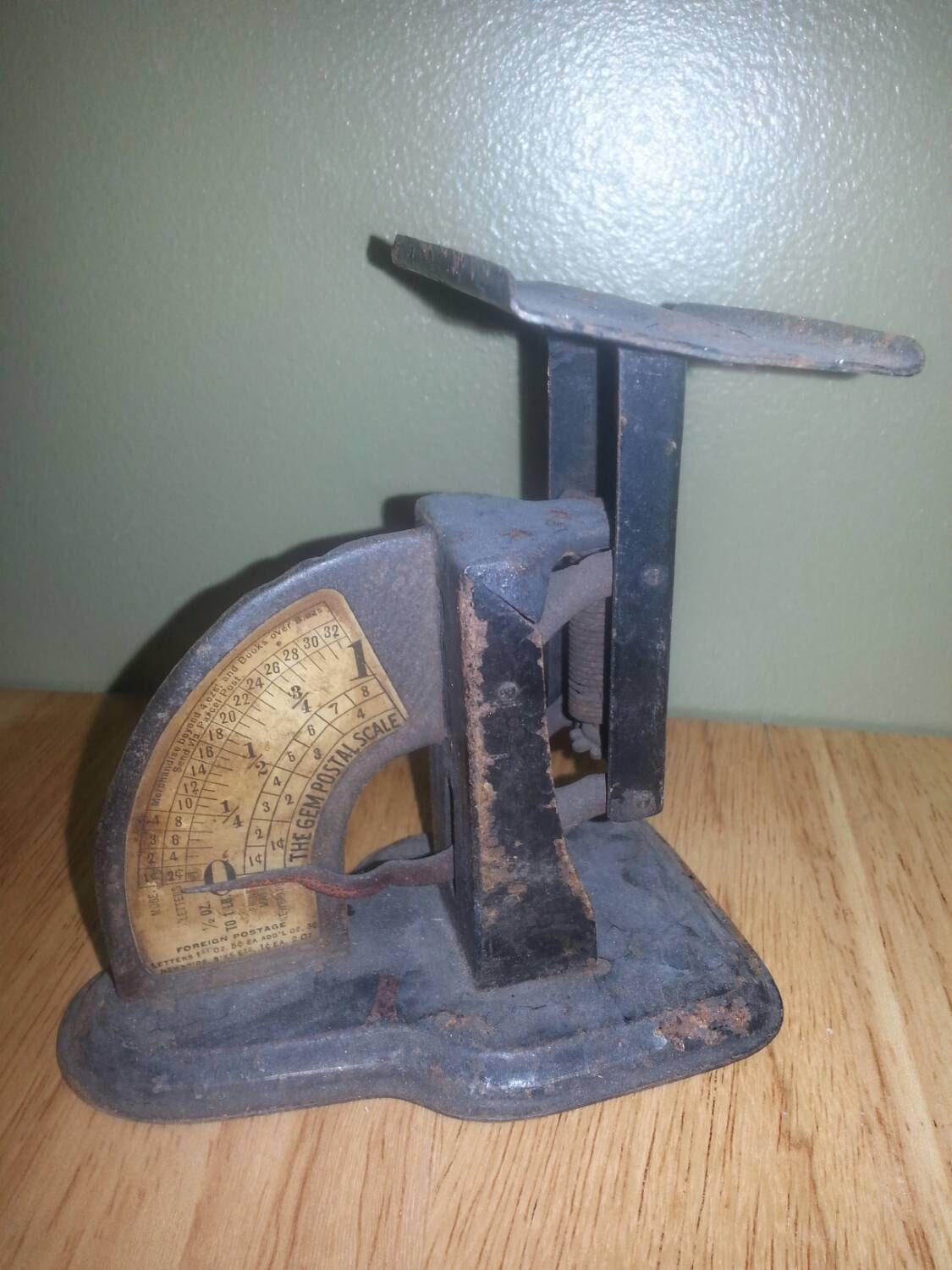 Antique The Gem Postal Scale Circa 1904 Triner Scale and Mfg