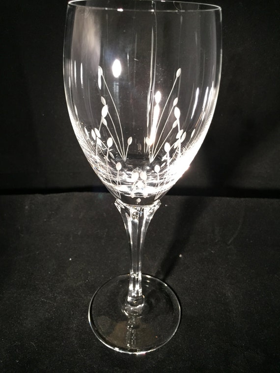 5 GORHAM JOLIE CRYSTAL Wine Glass Retired Pattern