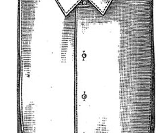 AG1567 - 1887 Man's Linen Shirt Sewing Pattern by Ageless Patterns