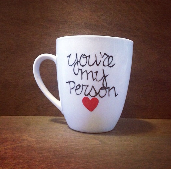 Grey's Anatomy You're My Person Coffee Mug Cursive