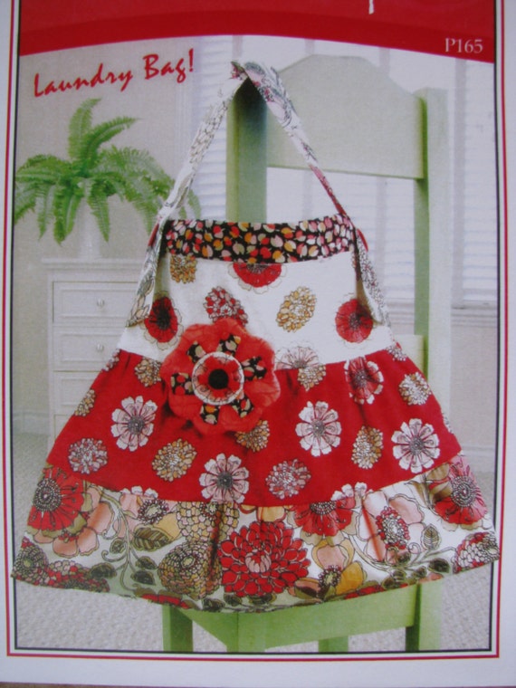 Laundry Bag Hamper Sewing Pattern by FiFisFabricsAndFinds on Etsy