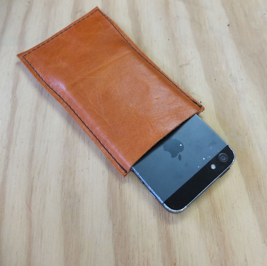 Leather Phone slip Phone Case Raw Genuine Leather