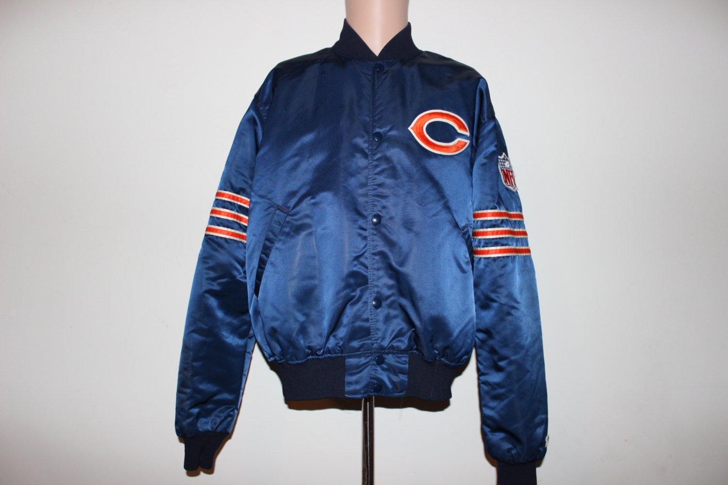 Vintage Chicago Bears Satin STARTER Jacket L