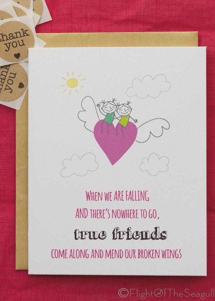 friend greetings card