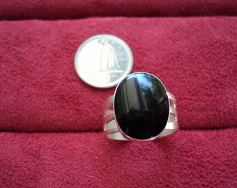Black Onyx Inlay + Bubble Wrap Ring main image 1
