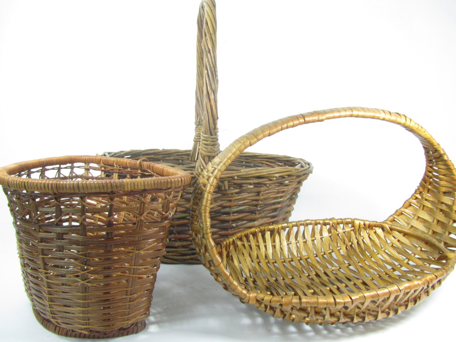 wicker veg basket