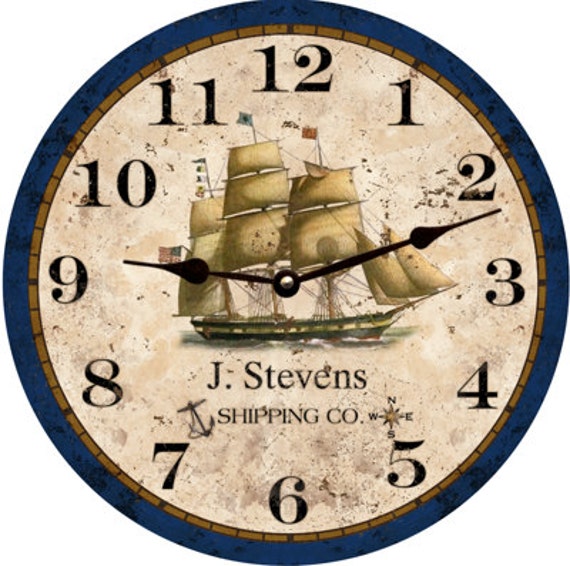 Nautical clockPersonalized Nautical Clock