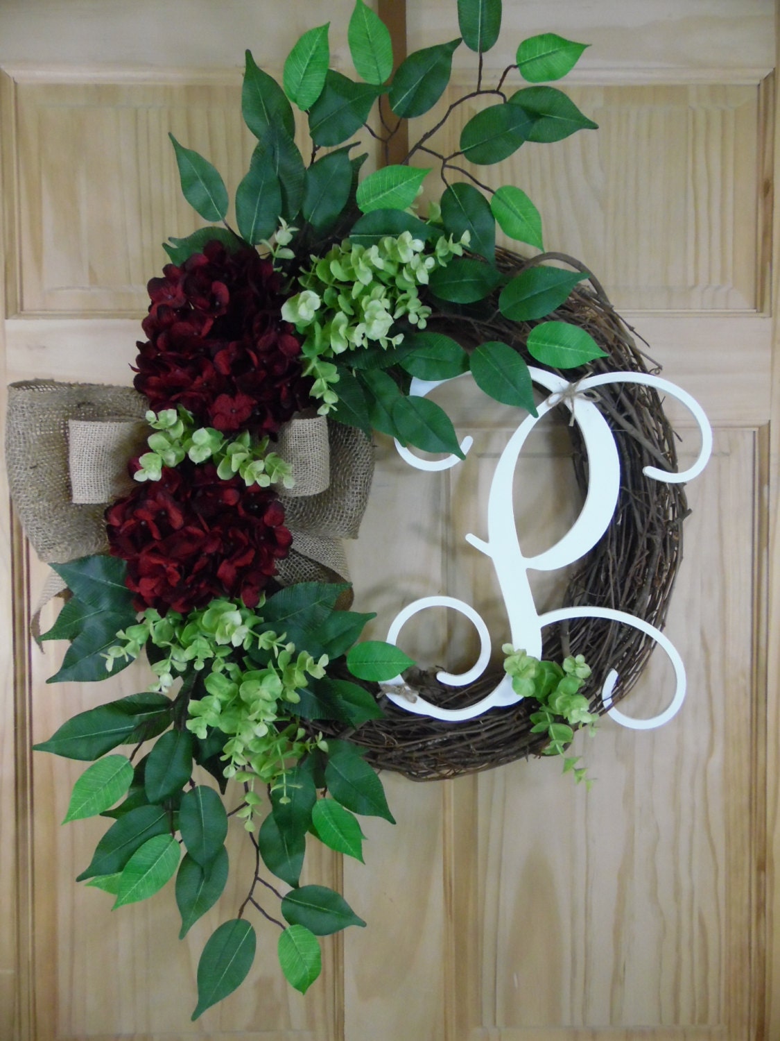 spring Wreath - Hydrange Wreath - summer Wreath - easter Wreath - mothers day - housewarming