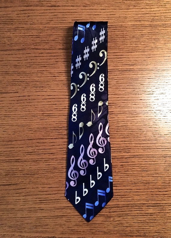 Music Symbols Tie Musician Tie Music Teacher By Musicladygifts