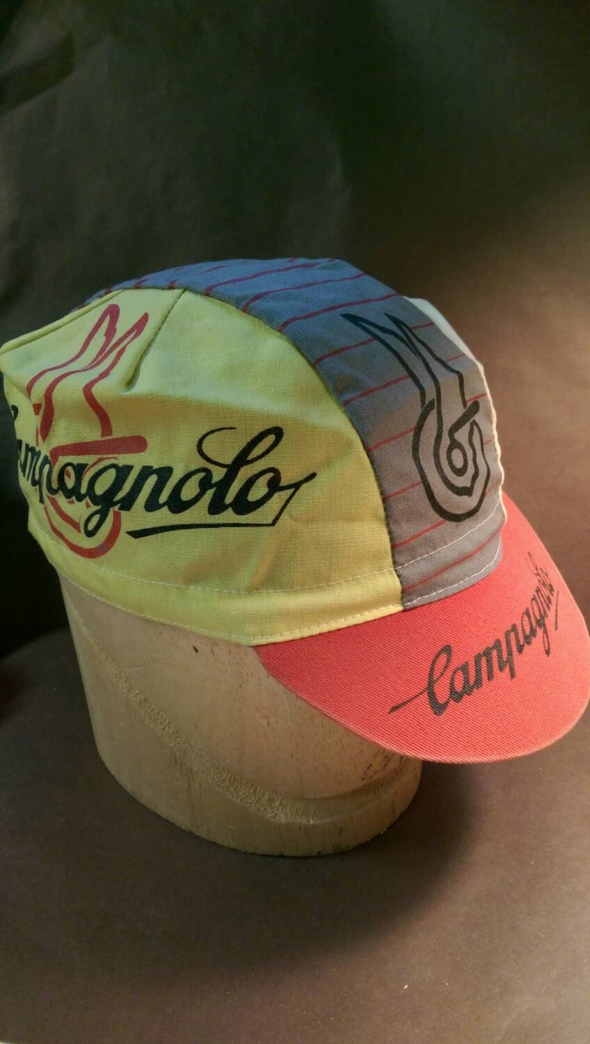 Retro Vintage CAMPAGNOLA Cycling Cap by AntiquesRevived on Etsy