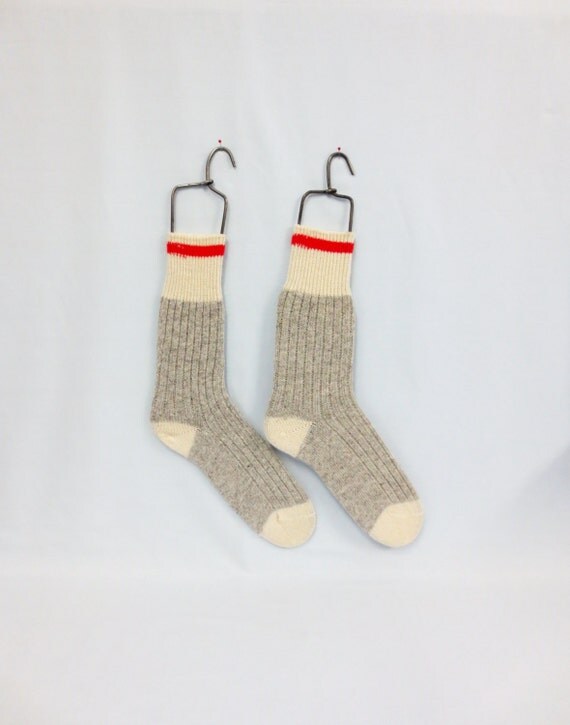 Antique Sock Form Stretcher Dryer One Pair Heavy by hatboxpantry