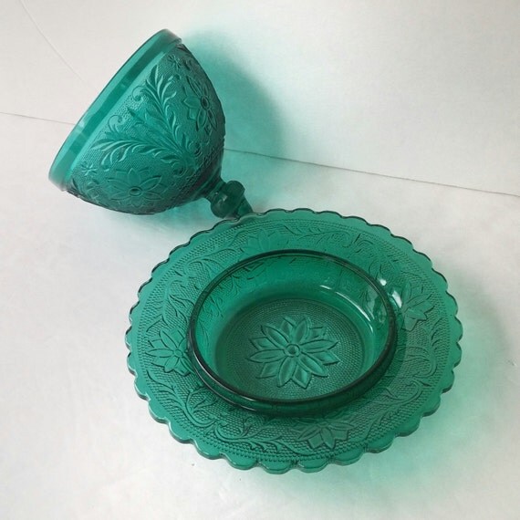 butter dish with lid, vintage round butter dish, glass butter keeper